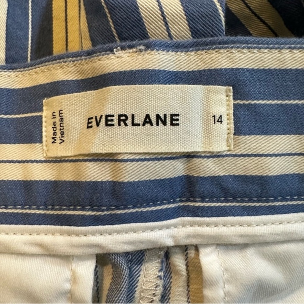 Everlane The Pleated‎ Chino Short in Dutch Blue/Natural Size 14 - Picture 10 of 12